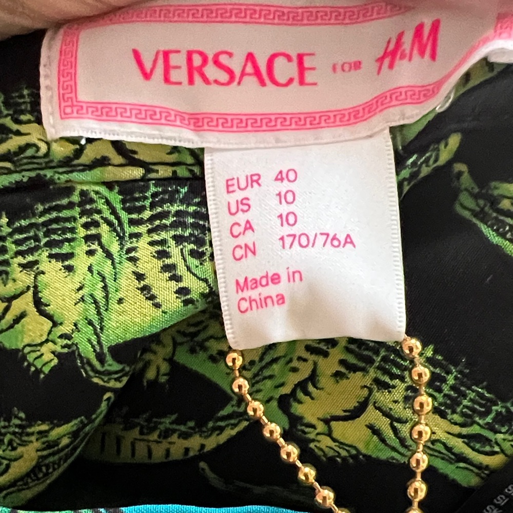 Tropical  Versace Paradise A-Line Skirt - Picture 8 of 9